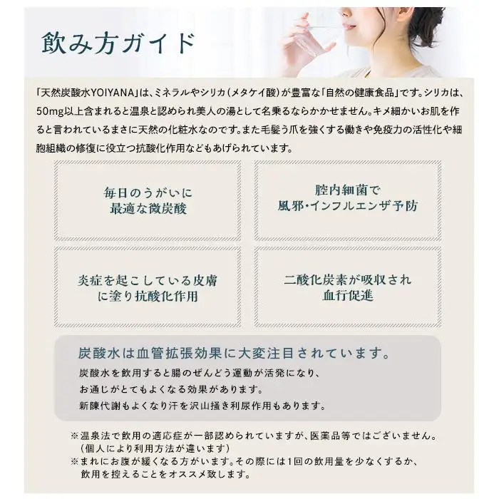 ＜１２ヶ月連続お届け 定期便＞天然炭酸水YOIYANA　1500ml×12本 | 天然炭酸水