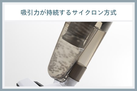 サイクロンスティック型クリーナー スペシャルホワイト (TC-E124SPW)