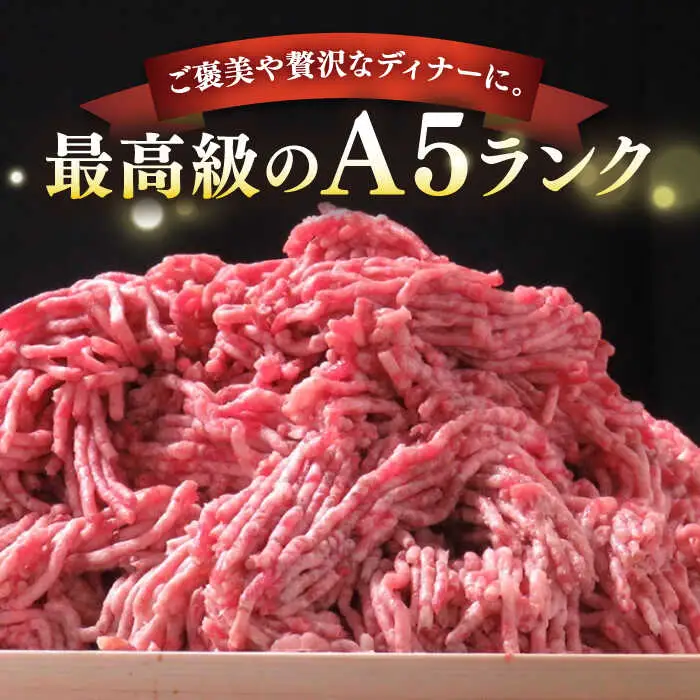 【全12回定期便】壱岐牛 A5ランク 牛ミンチ 約500g×6 《壱岐市》【KRAZY MEAT】 [JER048] 小分け ミンチ 3kg 挽き肉 ひき肉 牛肉 赤身