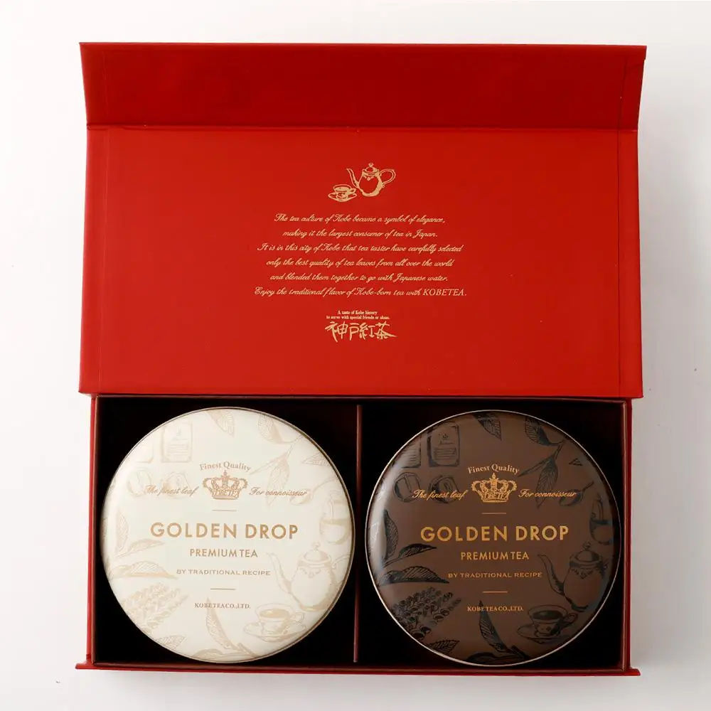神戸紅茶 高級リーフティーの詰め合わせギフト GOLDEN DROP