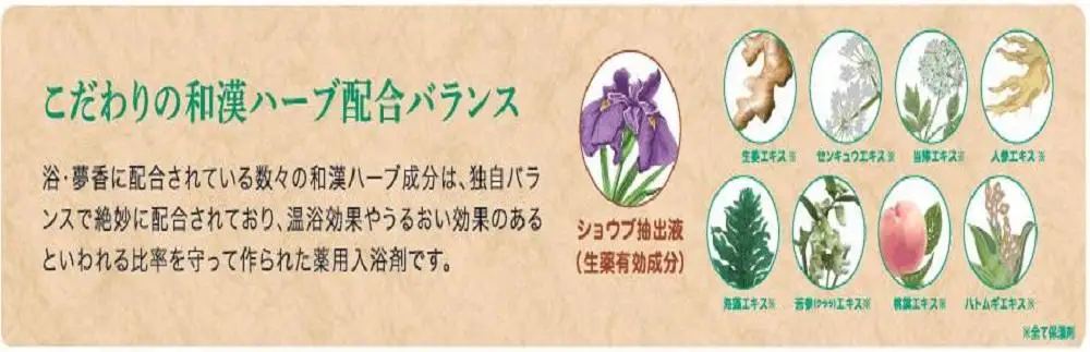 富山おわら風の盆パッケージ　薬用入浴剤 浴・夢香 (ゆあみ・ゆめか)