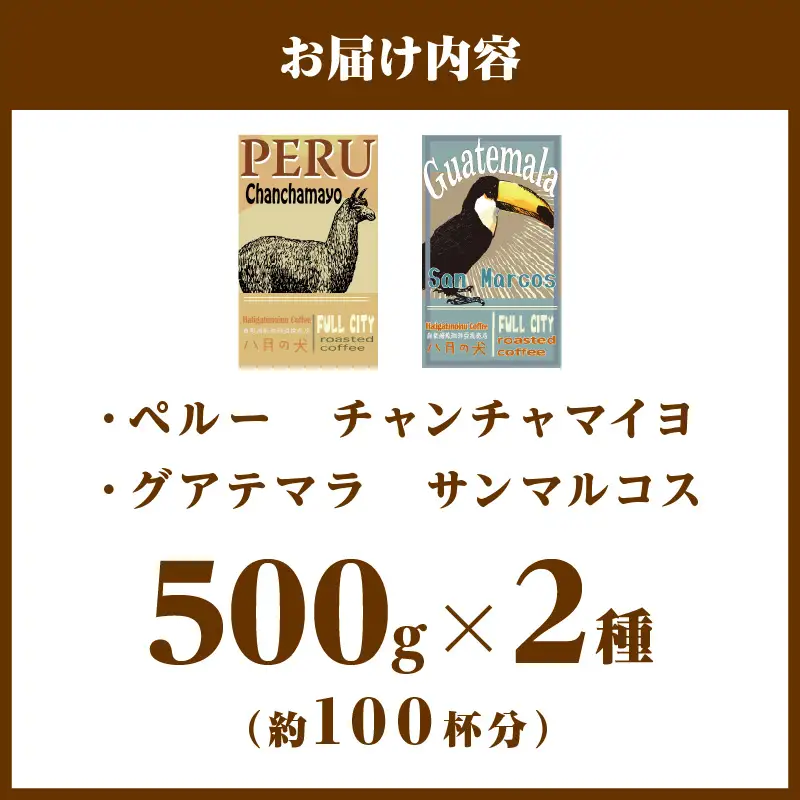 コーヒー豆 飲み比べ 500gx2種 コーヒー豆