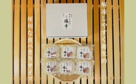 【玄界灘産】自家製ヤリイカのゆず塩辛＜食べきりサイズ＞たっぷり100g×6パック[H4467]