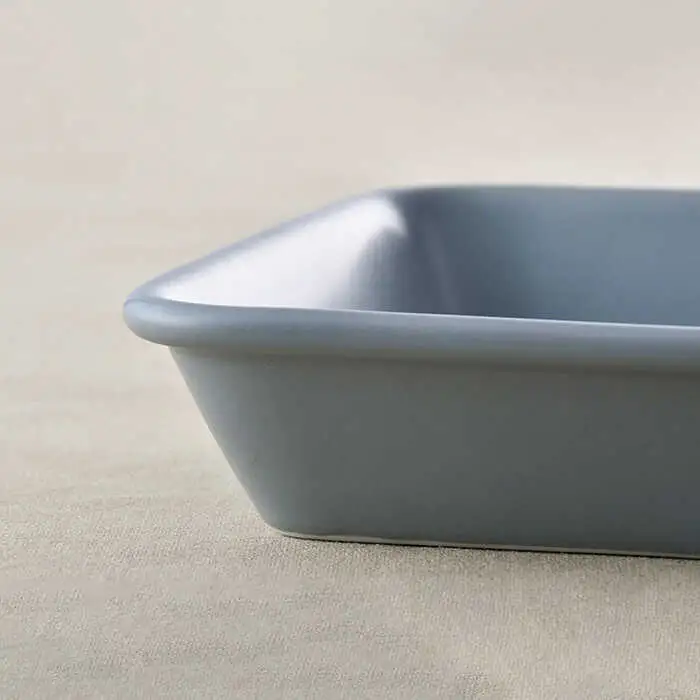 【波佐見焼】オーブンウェア 長角トレー 角皿 プレート グレー 食器 皿 【光春窯】 [XD63] 波佐見焼