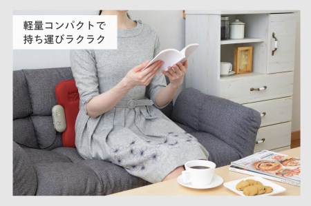 ホットシートマッサージャー HOT BEAT レッド (EM-2538R)