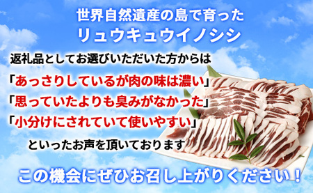 【天城町】大自然で育ったあまぎのやましし ローススライス 800g イノシシ ジビエ 猪肉 AI-3-N