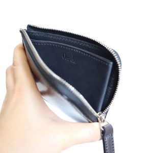 ミニ財布[イタリア産高級レザー]コードバン使用 (全4色)(カラー：バーガンディ)_0034-007-T03-1
