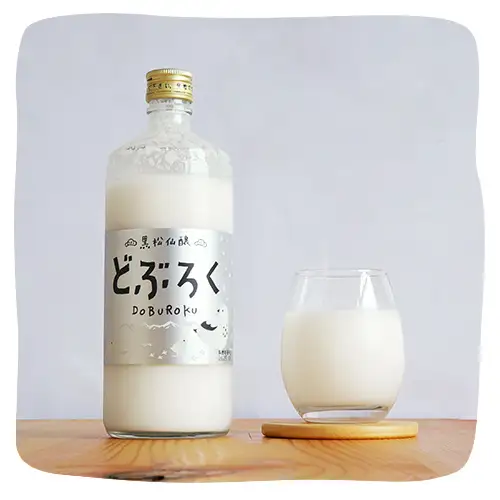 黒松仙醸 どぶろく（ドブロク・濁酒）600ml×2本セット 【013-34】