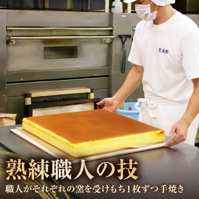 松翁軒五三焼カステラ 化粧箱2棹入 / カステラ かすてら 五三焼 スイーツ 菓子 / 諫早市 / 株式会社松翁軒 [AHCT003]