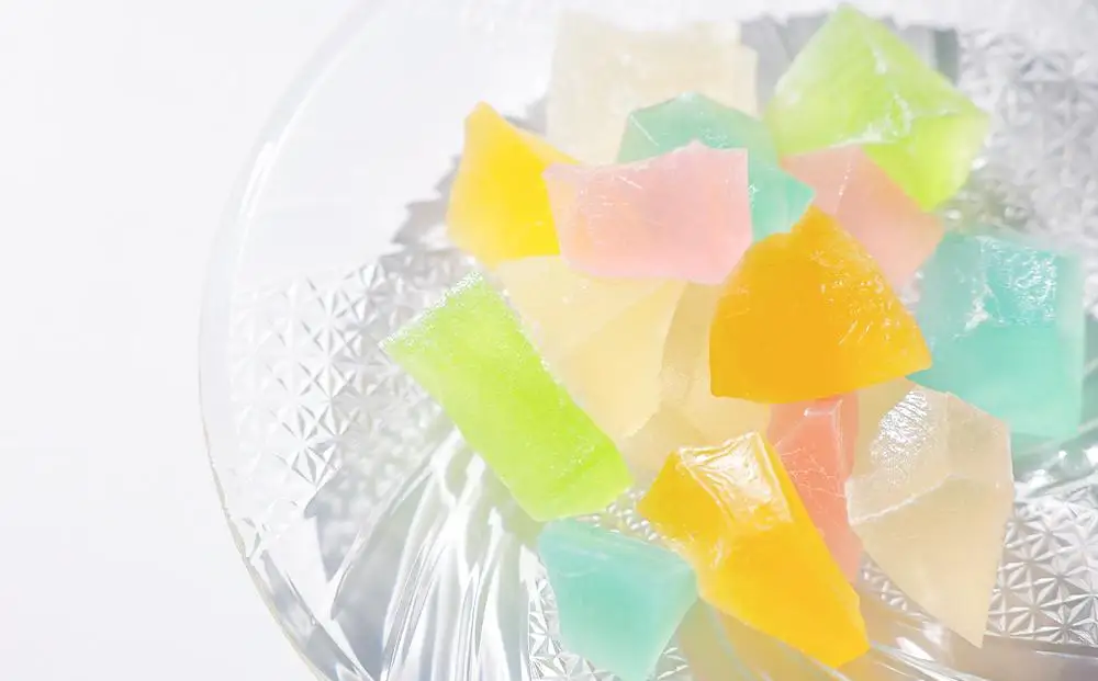 【京菓子司 都】京の琥珀糖　カラフルジュエリー（160g）