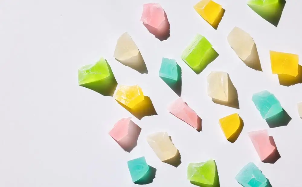 【京菓子司 都】京の琥珀糖　カラフルジュエリー（500g）