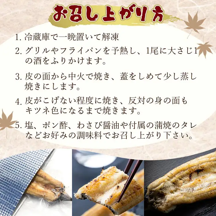 高知県産うなぎの白焼特大サイズ(180～210g)×1尾【うなぎ うなぎ うなぎ 養殖うなぎ 高知県産うなぎ 丑の日】 yw-0042
