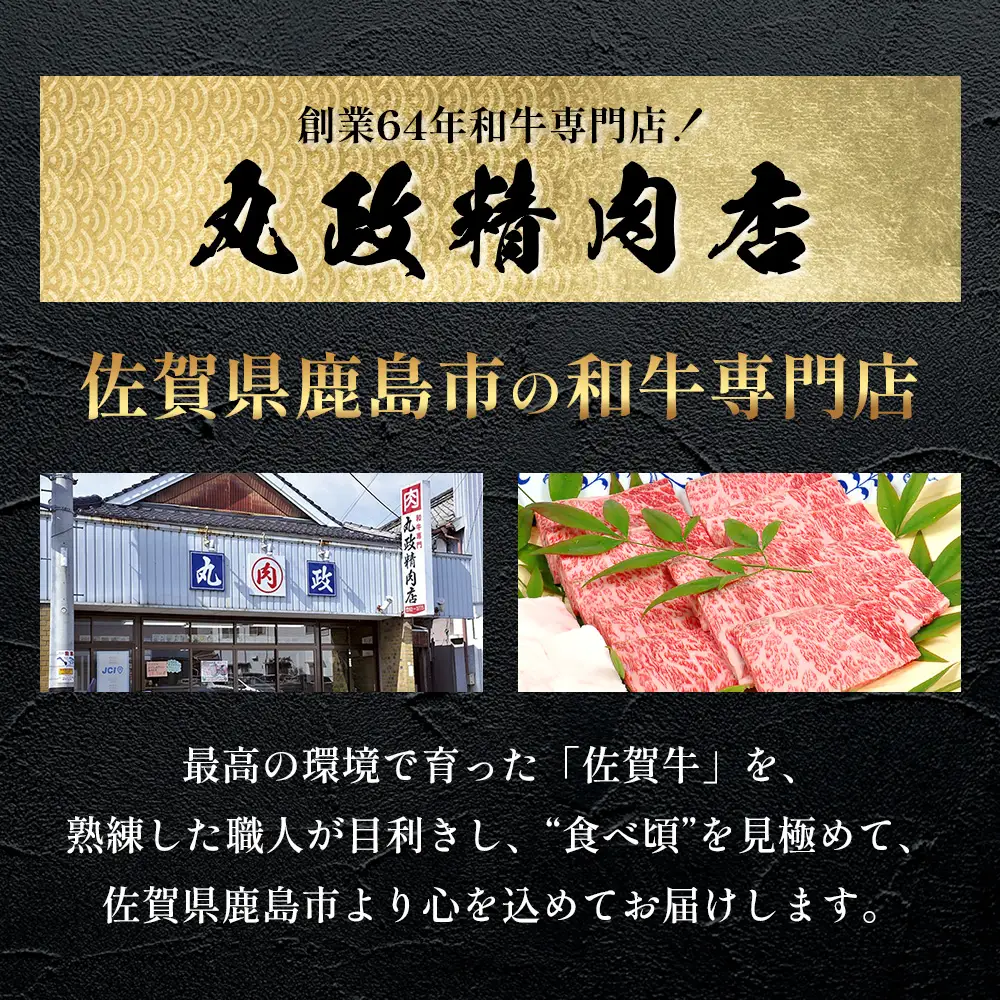 【熟成肉】佐賀牛 牛肩ロース 焼肉用 500ｇ E-49
