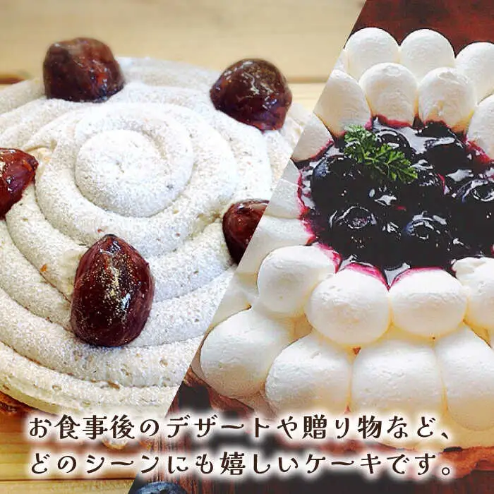 【舌にあふれる季節感♪こだわりのサクサクタルト】BBフロマージュ・モンブランタルトの2種セット / タルト たると ケーキ タルトケーキ スイーツ デザート / 南島原市 / アトリエジジ [SAA014]