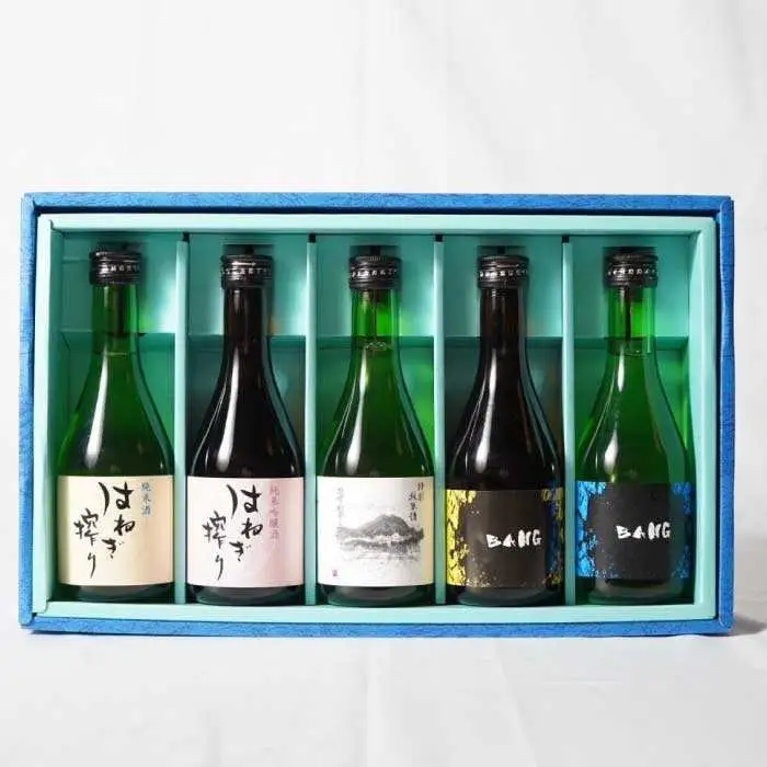 【色んな味わいを楽しめる】日本酒 5種飲みくらべ(受賞酒入り) 計1500ml(300ml×5本)「普賢特純・BANG純吟・BANG純米・はねぎ純吟・はねぎ純米」 / 日本酒 にほんしゅ 酒 お酒 おさけ お試し 晩酌 日本酒 飲み比べ / 南島原市 / 酒蔵吉田屋 [SAI005]