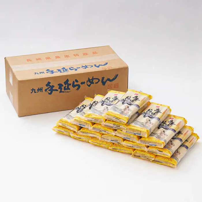  手延 豚骨 らーめん 30食・手延 あごだし らーめん 30食 詰合せ（合計 60食 ）/ ラーメン とんこつ 食べ比べ / 南島原市 / 川上製麺 [SCM006]