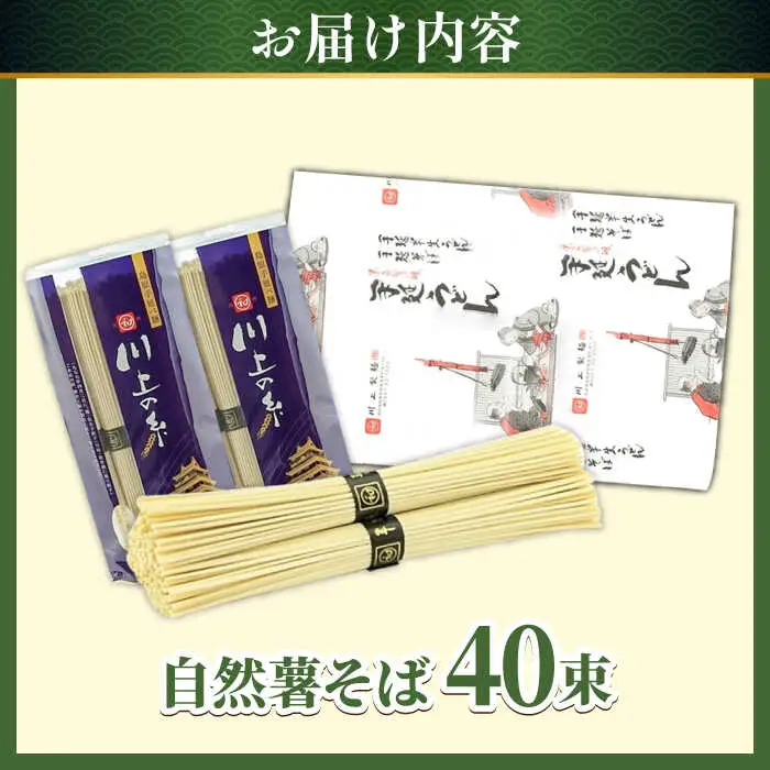 手延べ自然薯そば 2kg（250g×8袋）/ 南島原市 / 川上製麺 [SCM068]