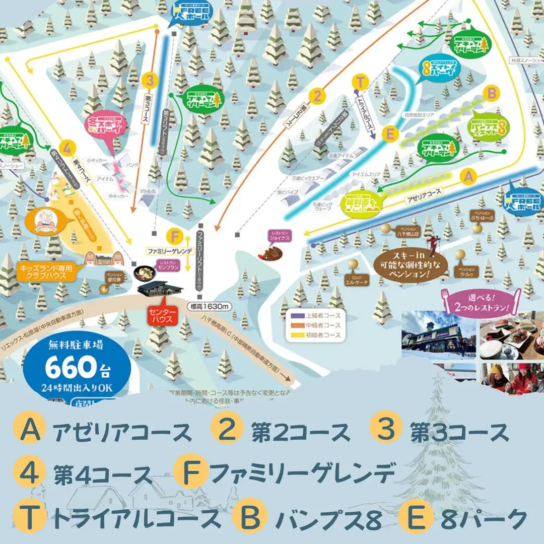 【2026-2027シーズン】八千穂高原スキー場　平日限定　リフト1日券　ファミリーBセット（大人2名・子ども1名　計3名）［AD-101-03］