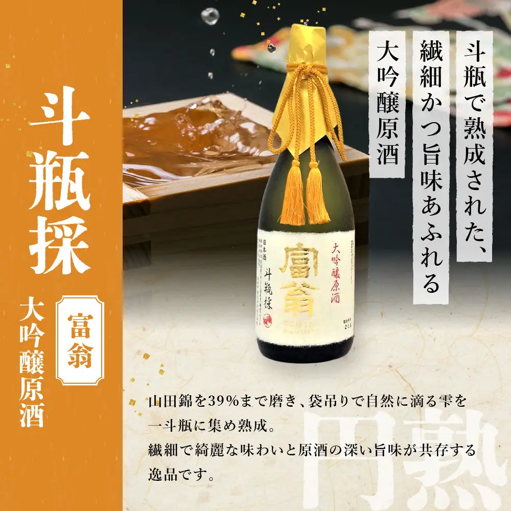 【吟醸酒房 油長】京都伏見の酒 「しずく酒」3本飲み比べ｜日本酒 吟醸酒 人気セット