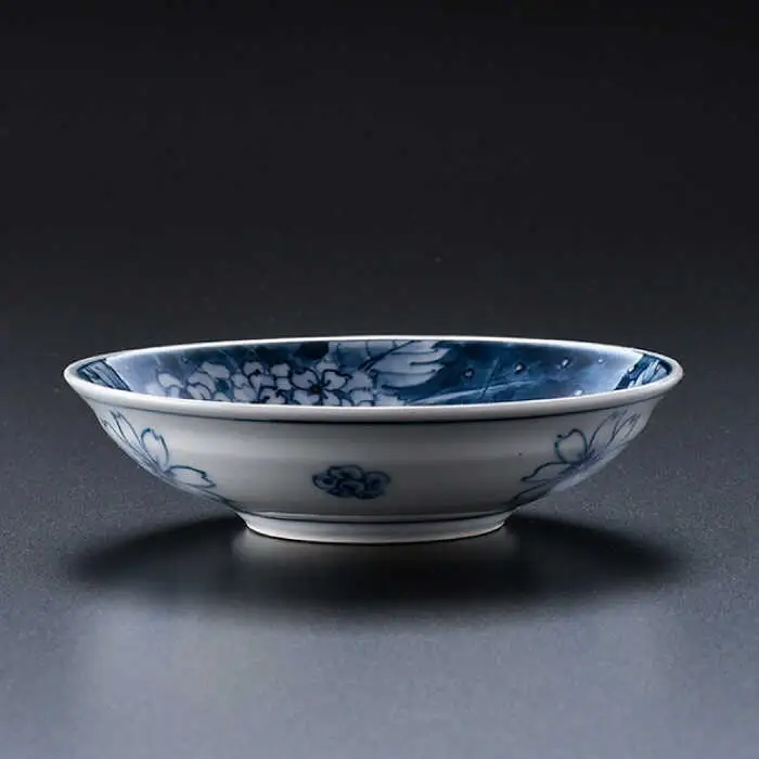 【波佐見焼】花絵盃・酒器 アジサイ 食器 皿 【青以窯】 [HD08] 波佐見焼