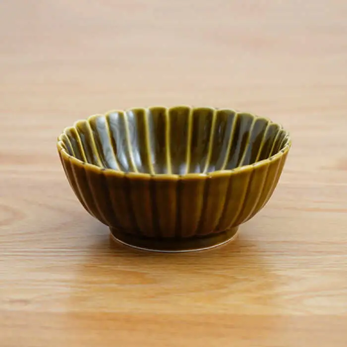【波佐見焼】花しのぎ 小鉢 （鶯茶・墨・紅） 3点セット 食器 皿 【団陶器】 [PB102] 波佐見焼