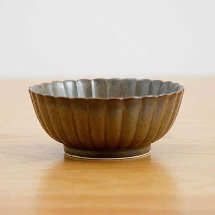 【波佐見焼】花しのぎ 小鉢 （栗） 3点セット 食器 皿 【団陶器】 [PB103] 波佐見焼