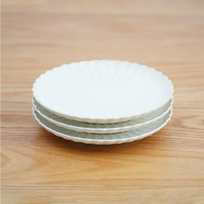 【波佐見焼】花しのぎ 和皿 小皿 （白） 3点セット 食器 皿 【団陶器】 [PB93] 波佐見焼