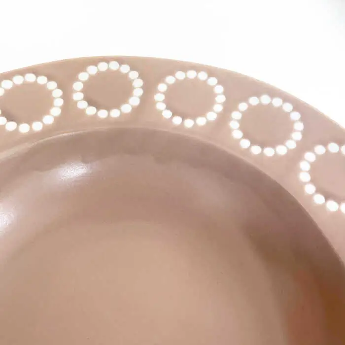【波佐見焼】サークルリング カフェオレ・桜シフォン ボウル 大 2点セット 食器 皿 【陶芸ゆたか】 [VA106]  波佐見焼