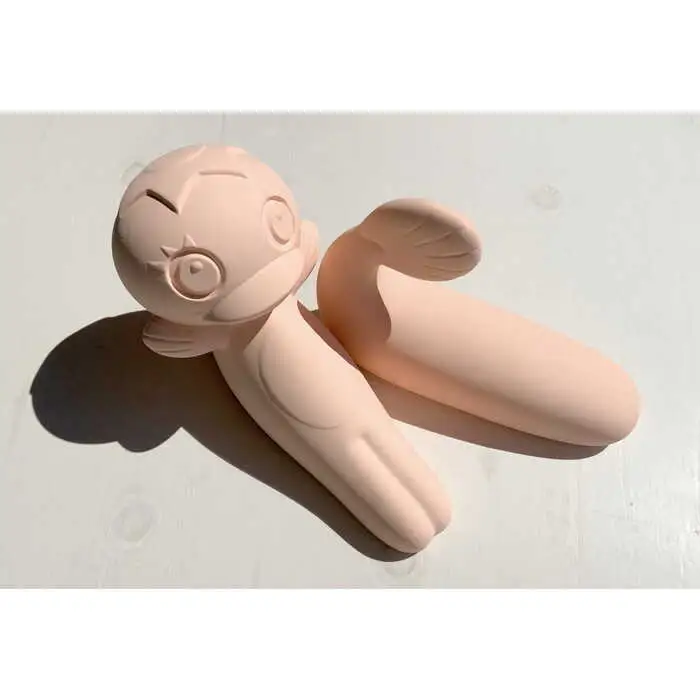 【美濃焼】くつ乾かす うながっぱ 『オレンジ』【丸健製陶】 雑貨 靴 除湿 消臭 抗菌  [TAY007]