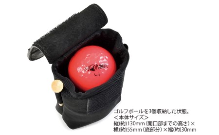 ゴルフボールケース／3個用　ゴルフ ボール 収納 キャリング ウエスト バンナイズ VanNuys バッグ ゴルフボール入れ ゴルフ用品 雑貨 日用品 