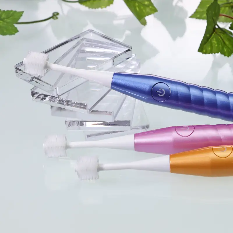 360度毛電動歯ブラシ「POPOTAN TWISty for ADULT」 ピンク