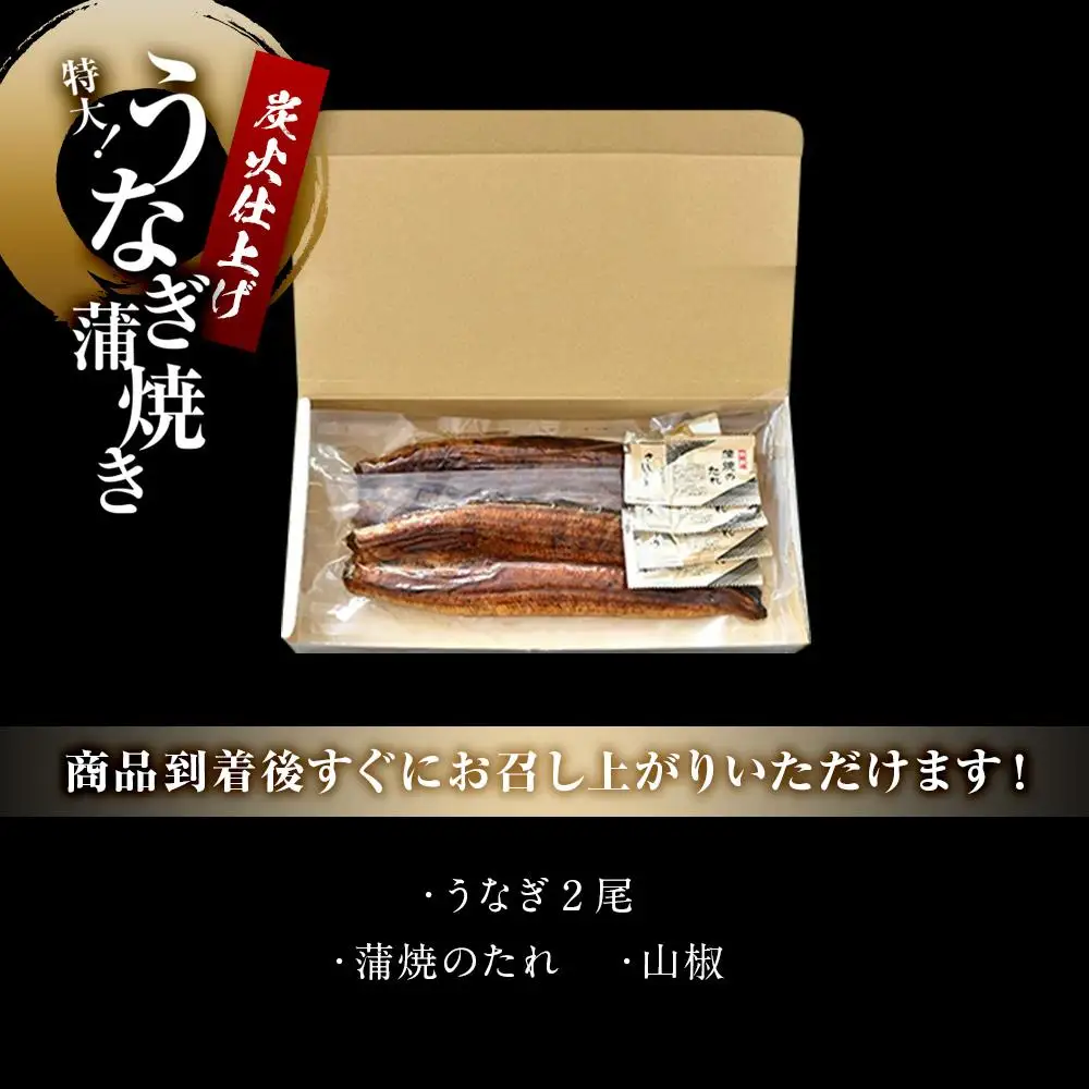 うなぎ蒲焼き2尾入り 430g～480g（蒲焼たれ4袋 山椒付き）［KS5］