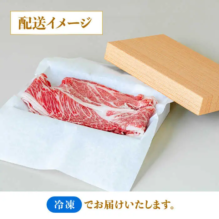 長崎和牛 肩ロース 500g / 牛肉 薄切り すき焼き しゃぶしゃぶ おかず / 南島原市 / ながいけ [SCH004]
