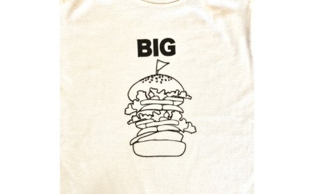 Tシャツセット ハンバーガーSMALL×BIG Tシャツセット【2枚組】 100cm×110cm