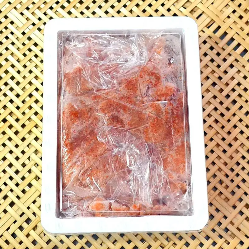 【訳あり】無着色 辛子明太子1kg（切子）味わい豊かな粒仕立て
