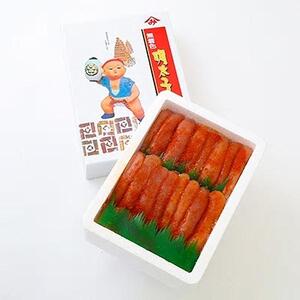 宮近　無着色　辛子明太子　1kg(1本物)　化粧箱　包装紙付
