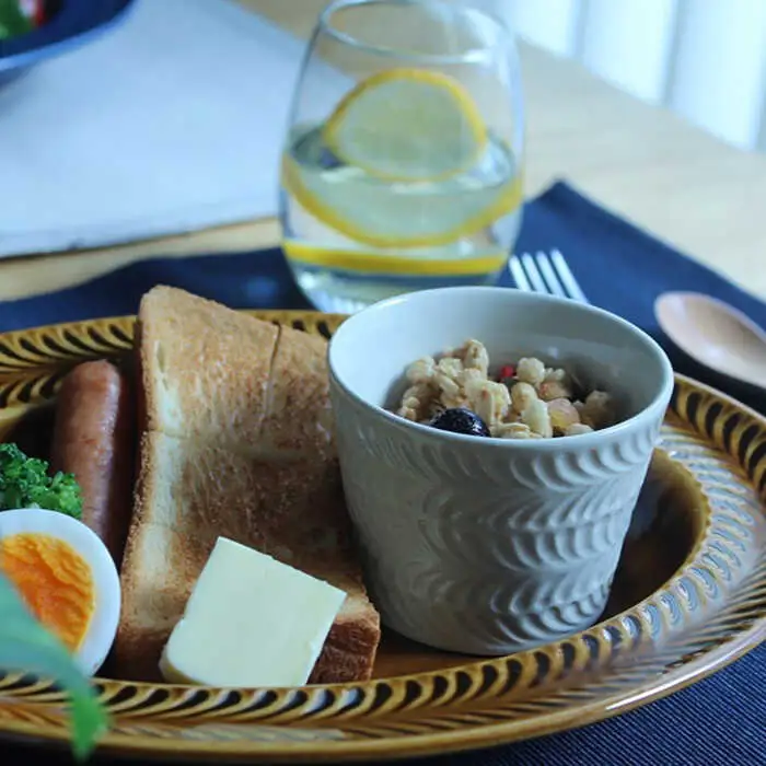 【波佐見焼】ローズマリー リムオーバル プレート アメ 食器 皿 【翔芳窯】 [FE205]  波佐見焼