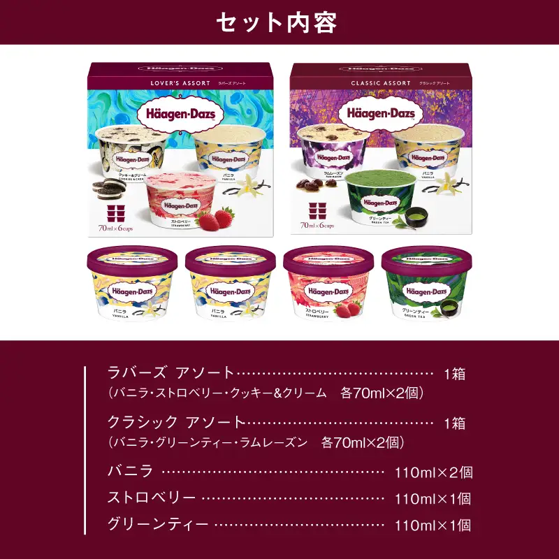 ハーゲンダッツ アイスクリーム バラエティセット アイス_H0026-102