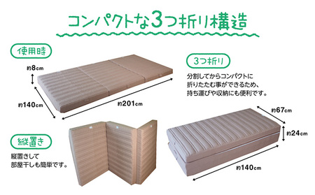 マットレス 連結 5人用 幅280cm 防ダニ マットレス