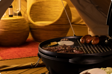 猪苗代グランピングBBQテラス グランピングプレミアムBBQ ペア利用券 全日共通 | ペアチケット 手ぶら 手ぶらBBQ テント設営不要 準備不要 気軽 キャンプ 体験 絶景 くつろぎ 休息 リフレッシュ
