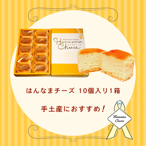 はんなまチーズ10個入り1箱｜デザート スイーツ チーズ はんなま はんなまチーズ人気 送料無料 茨城県 行方市(H-21-1)