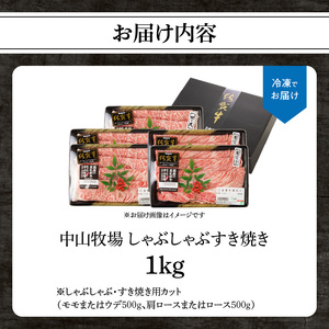 【最速配送】佐賀牛しゃぶすき焼き 1kg ／ 佐賀牛【C025】