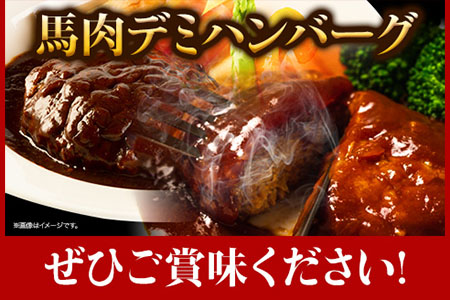 馬肉デミハンバーグ計1.6kg 千興ファーム 