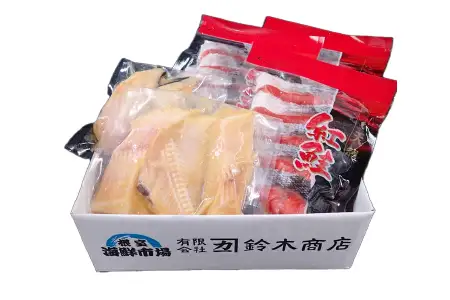 天然甘口紅鮭5切れ×3P・銀だら西京漬け6切(3切×2P) A-14223