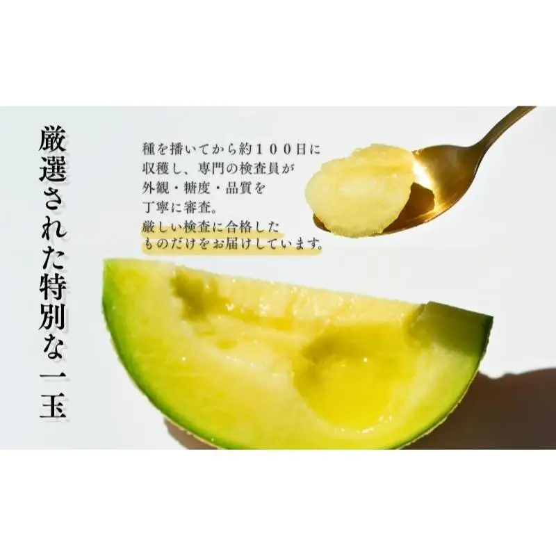 クラウンメロン 6玉 白等級 中玉 1.3kg メロン