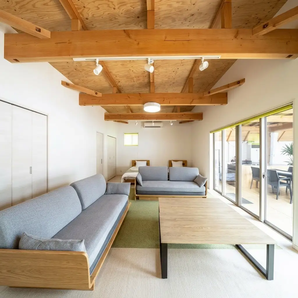 宿泊券 ゲストハウスONE サウナ BBQ 家族旅行 宿泊券【5名様1泊】【平日限定】