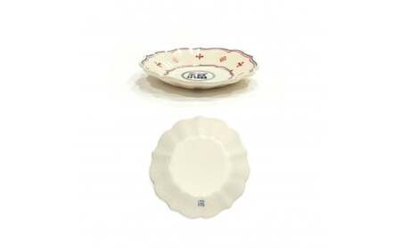 有田焼 福5寸桔梗皿2セット 24to3 西富陶磁器 皿 食器 うつわ 器 ギフト 贈り物 30000円 3万円 bi016