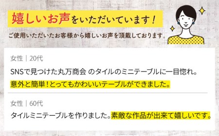 美濃焼タイル デザインシート「ピエトラ」ブラウン（裏ネット貼り）【丸万商会】 タイル 美濃焼 焼き物 DIY シート インテリア エクステリア 屋内 屋外 [TCB004]