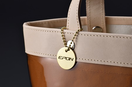 EPON(エポン)オリジナル牛革ミニトートバッグ(カラー：ブラック)