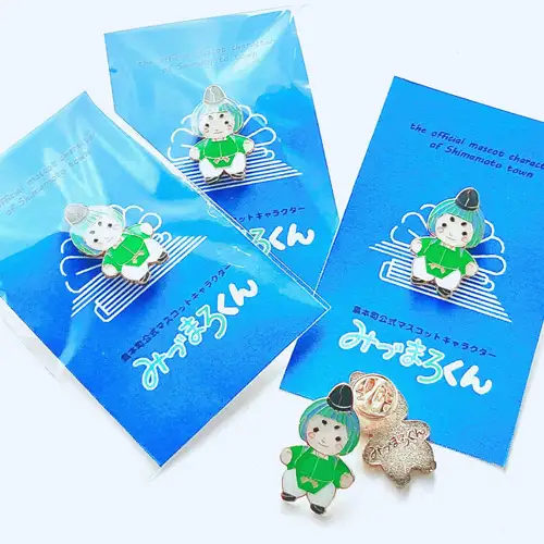 みづまろくん「ピンバッジ」 ／ ご当地キャラクター ご当地 キャラ マスコットキャラクター マスコット ゆるキャラ キャラクターグッズ オリジナル 応援 地域応援 かわいい 可愛い 癒し 癒やし みづまろくん 大阪府 No.106